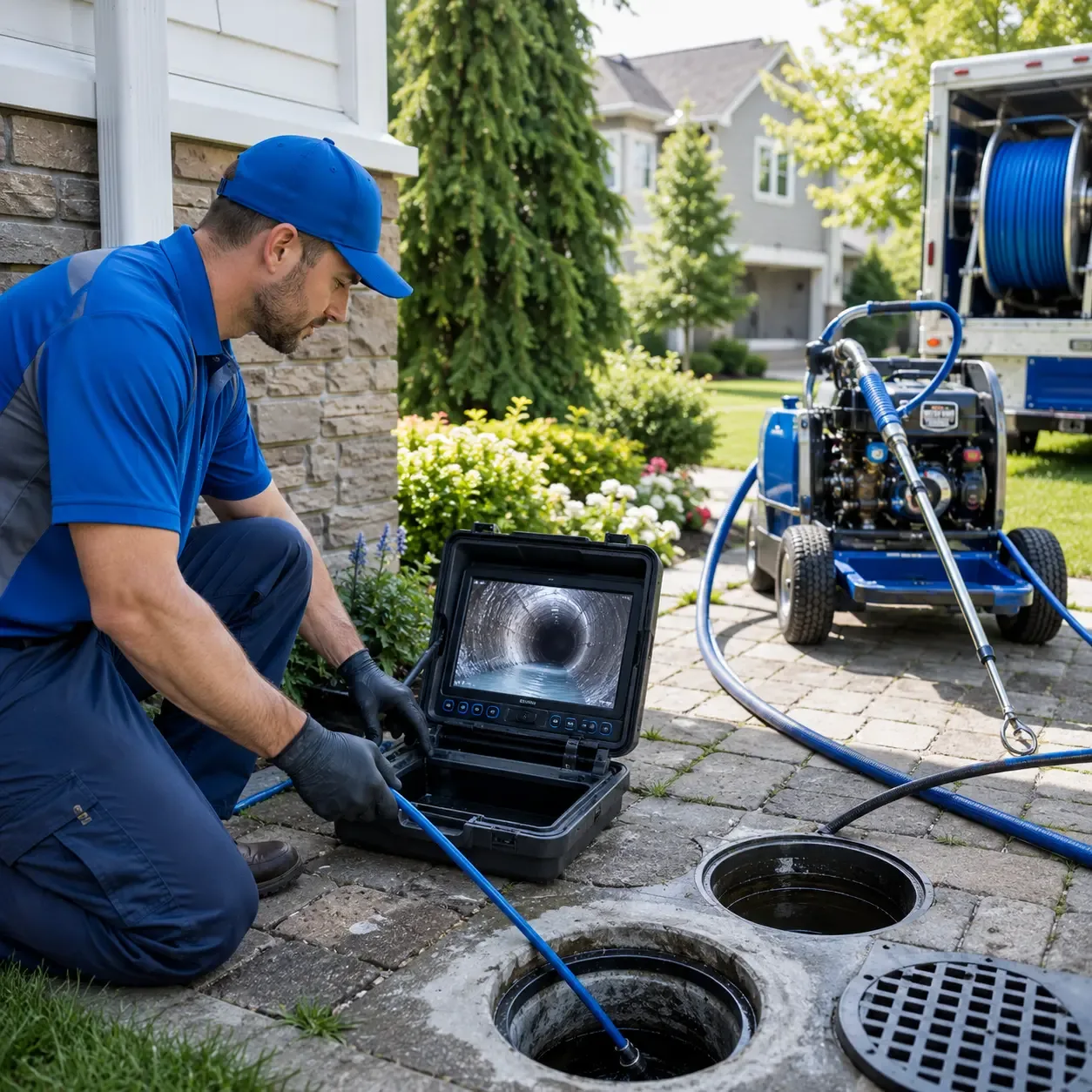 Outdoor drain cleaning professionals serving Check, VA